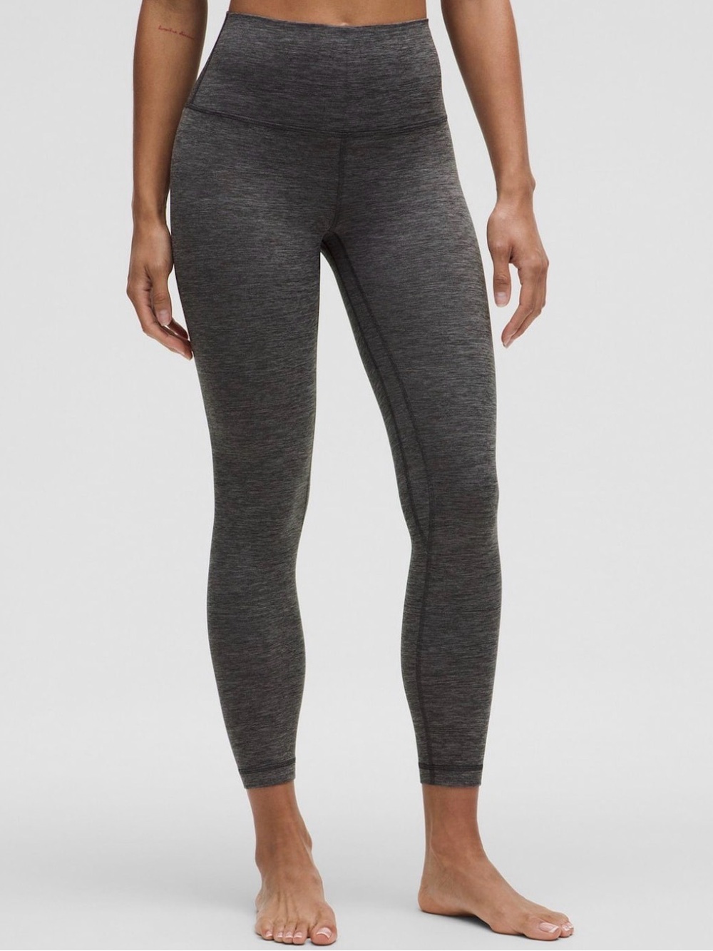 lululemon Align High-Rise Pant 25” Heathered Graphite Gray NWT Size 4